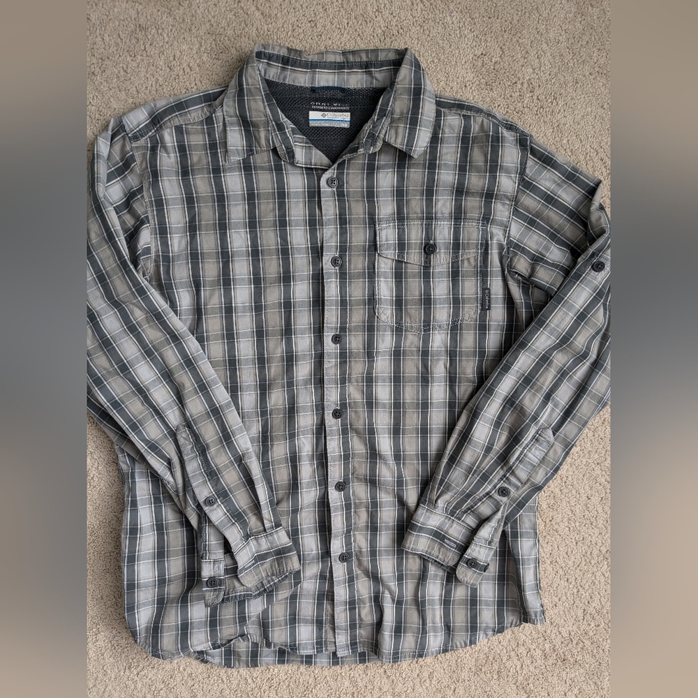 Columbia Long Sleeve Breathable Shirt, Mens M